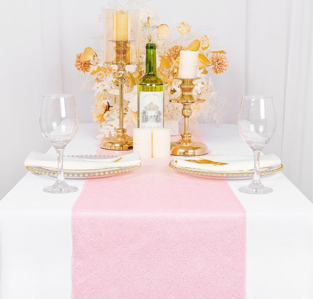 Sequin Table Runners 12 in x 106 in