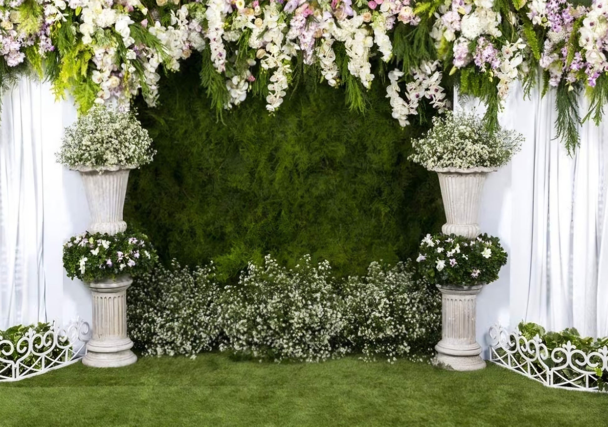 Garden Photo Shoot Backdrop With Frame (10ft x 8ft)